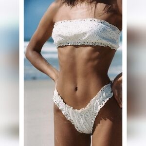 Juillet bathing suit with drawstring bag.